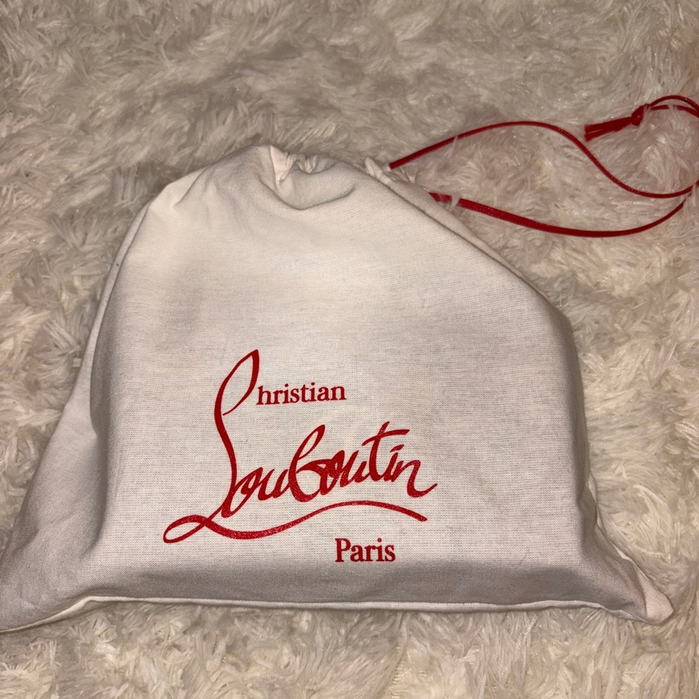 Christian Louboutin leopard clutch/crossbody purse